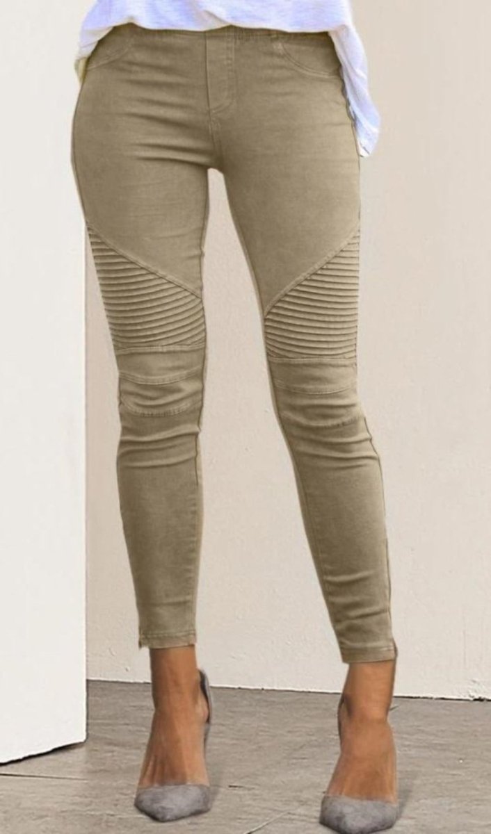 Slim Fitness Elastic Seamless Leggings - Deb Shops