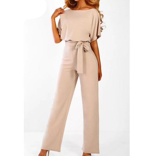 Street - Wear Romper Lace up Short Sleeve Jumpsuit - Deb Shops