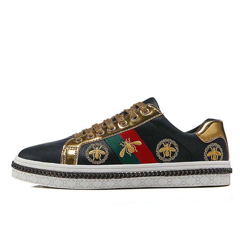 Stylish Brand Embroidered Skateboarding Sneakers - Deb Shops
