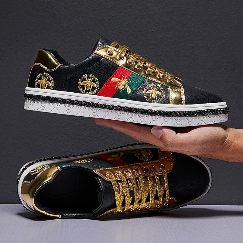 Stylish Brand Embroidered Skateboarding Sneakers - Deb Shops