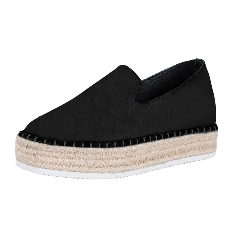 Comfort Slip-On Design Suede Loafers - Deb Shops