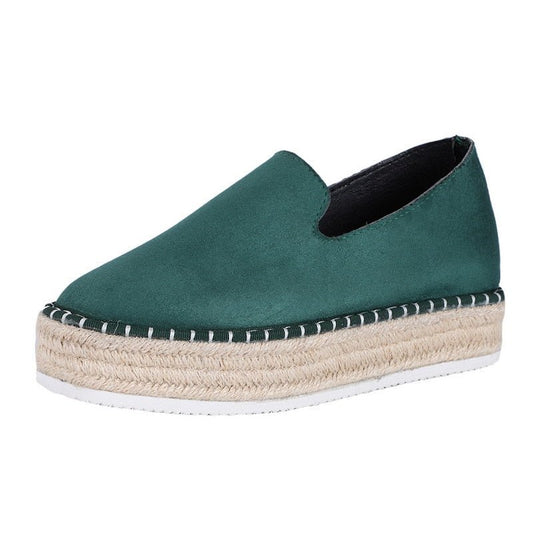 Comfort Slip-On Design Suede Loafers - Deb Shops