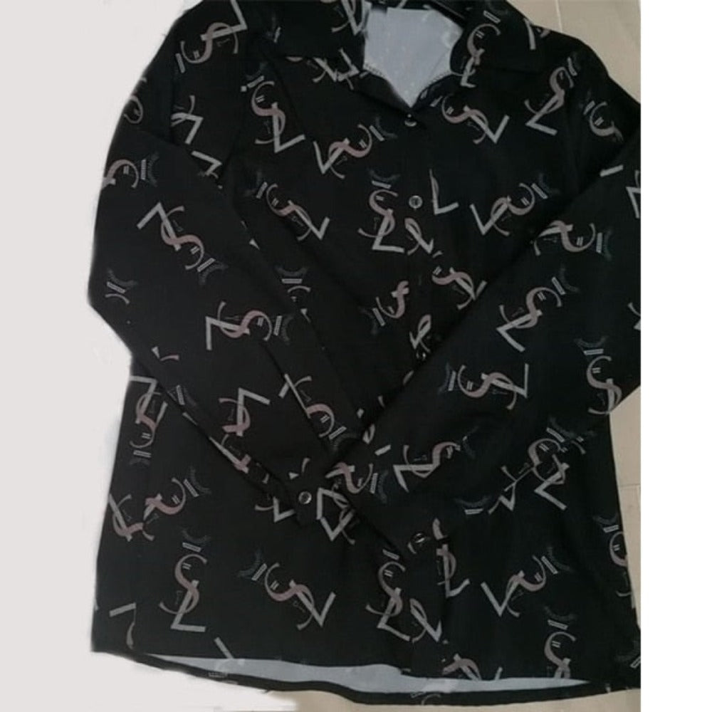 Elegant Adjustable Sleeve Button Blouse - Debshops