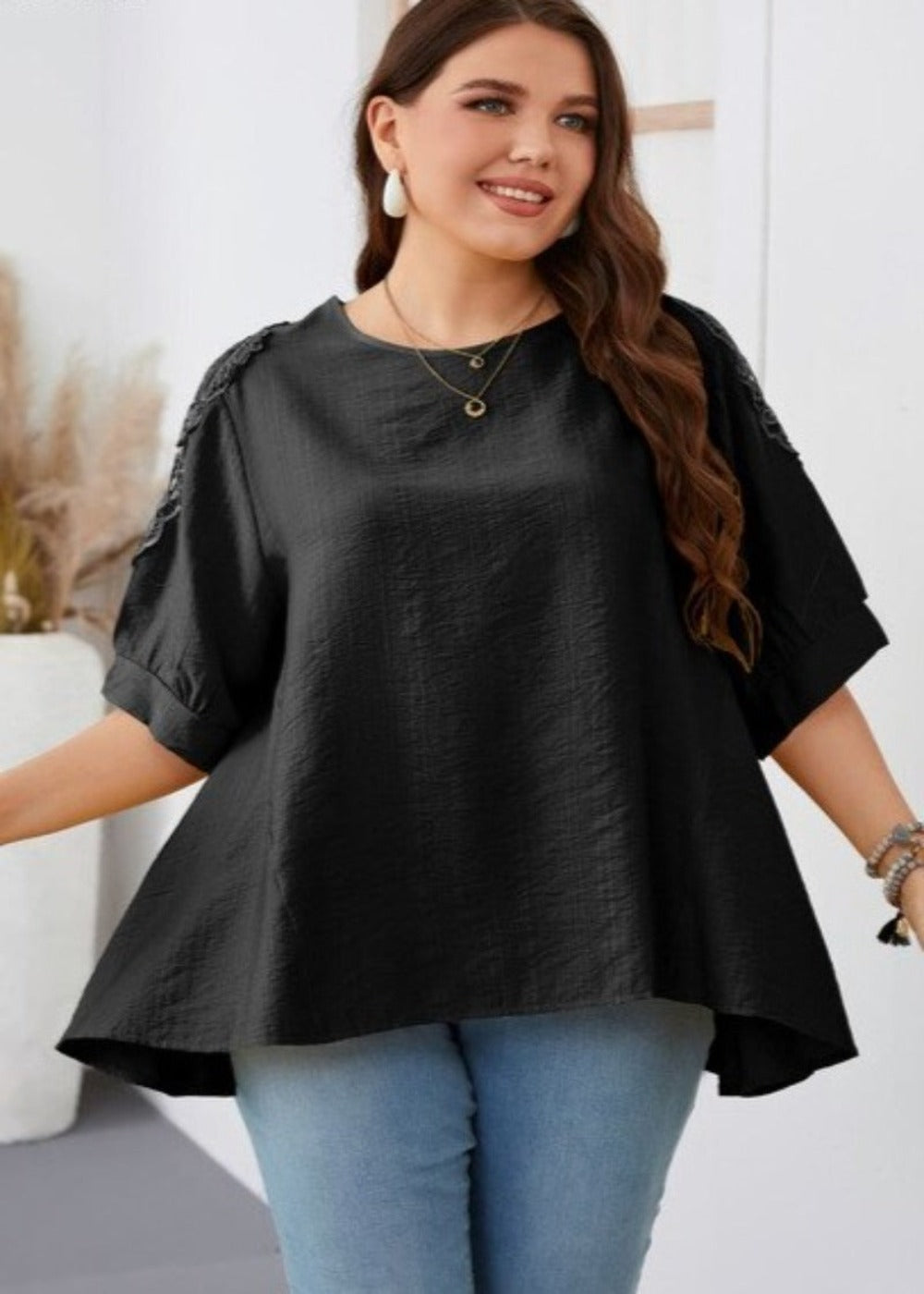 Plus Size Loose T shirt - Deb Shops